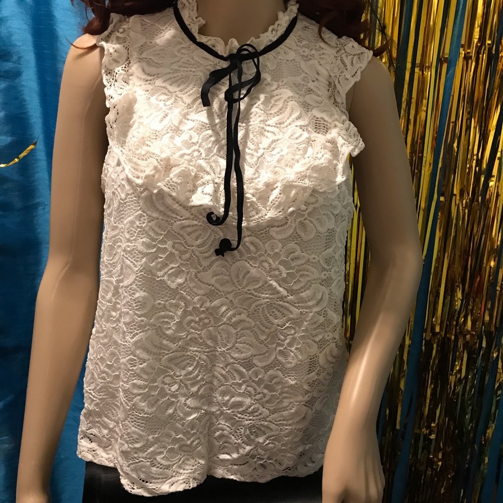 Pretty on the Outside White Blouse